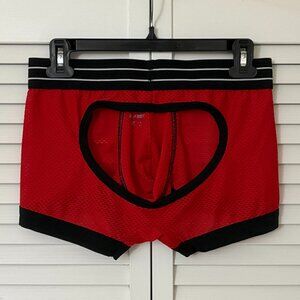 Unique! 2xist Red Mesh Backless Trunk